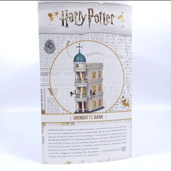 Dept 56 GRINGOTTS BANK Harry Potter Village 6005616 BRAND NEW - Picture 5 of 7